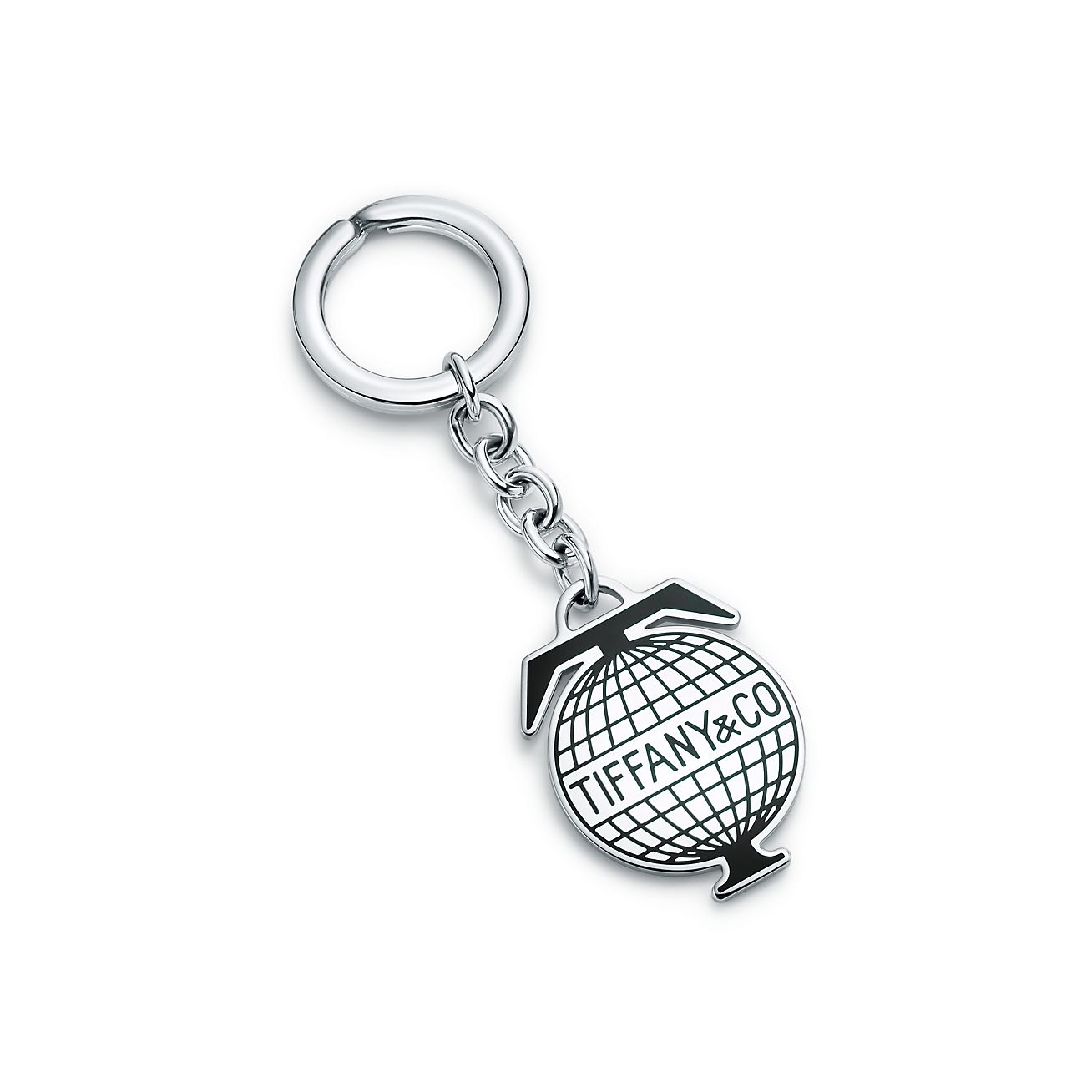 Off-White Logo Keyring/Keychain Silver Metal Design